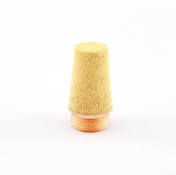 Silenciador de bronze sinteritzat